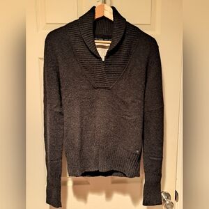 American Eagle Charcoal Cowl Neck Sweater